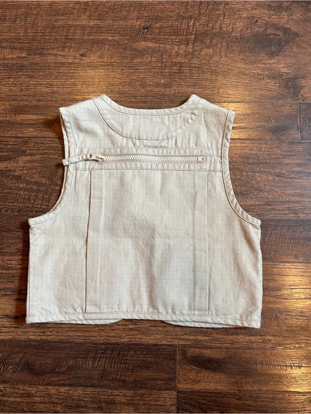 L.L. Bean Beige Fishing Vest